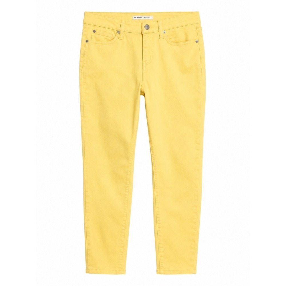 Truth & Theory Yellow Skinny Jeans Size 6 Stretch Ankle Pants